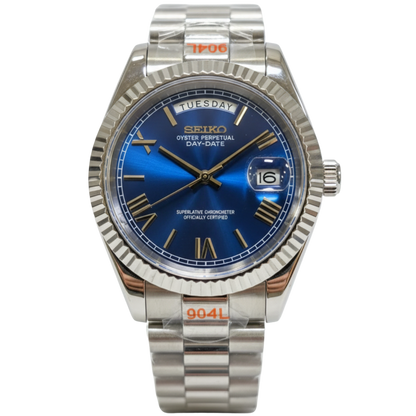 SEIKO-LEX BLUE DAY-DATE