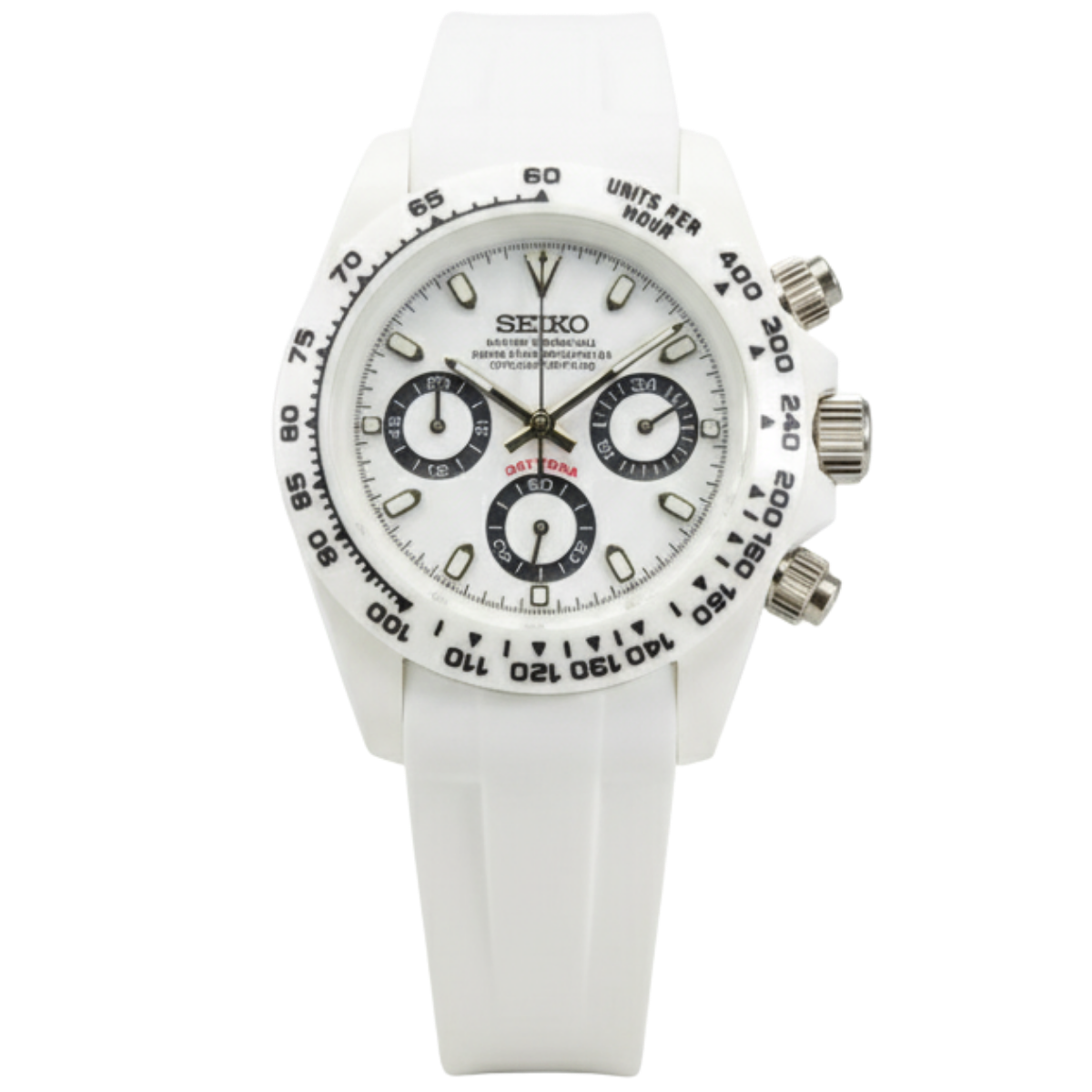 SEIKO-LEX "CERAMIC" PANDA DAYTONA (White Strap)