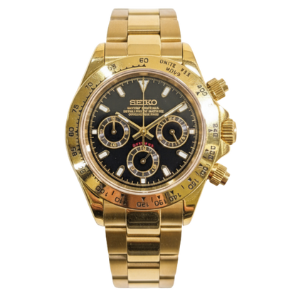 SEIKO-LEX GOLD DAYTONA (Black Dial)
