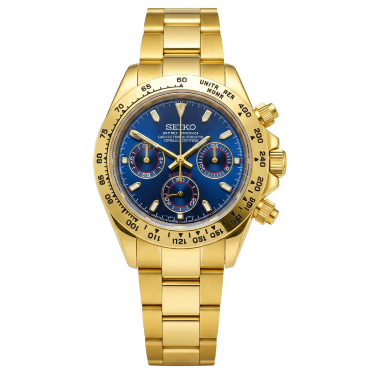 SEIKO-LEX GOLD DAYTONA (Blue Dial)