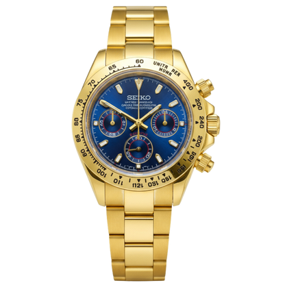 SEIKO-LEX GOLD DAYTONA (Blue Dial)