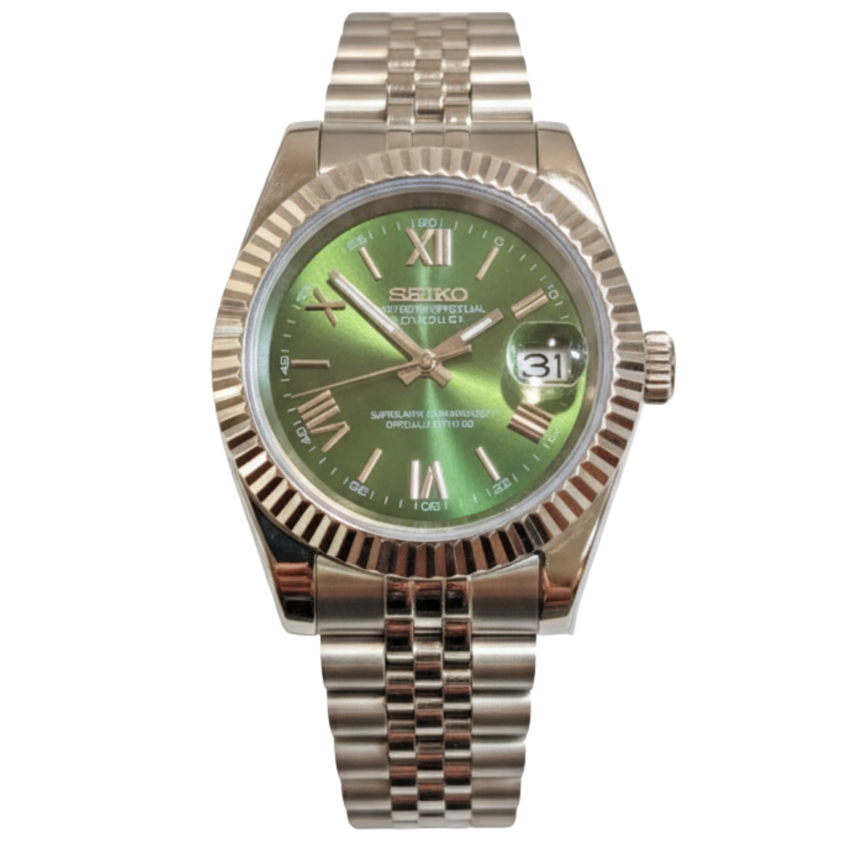SEIKO-LEX GREEN ROMAN DJ