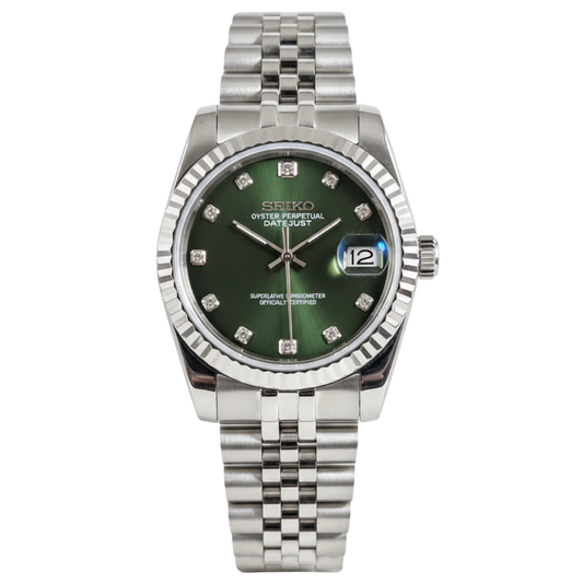 Skx Datejust Olive Modified watch