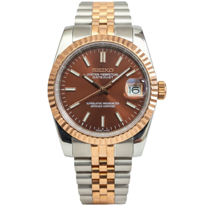 SEIKO-LEX ROSE GOLD DJ (TWO TONE)