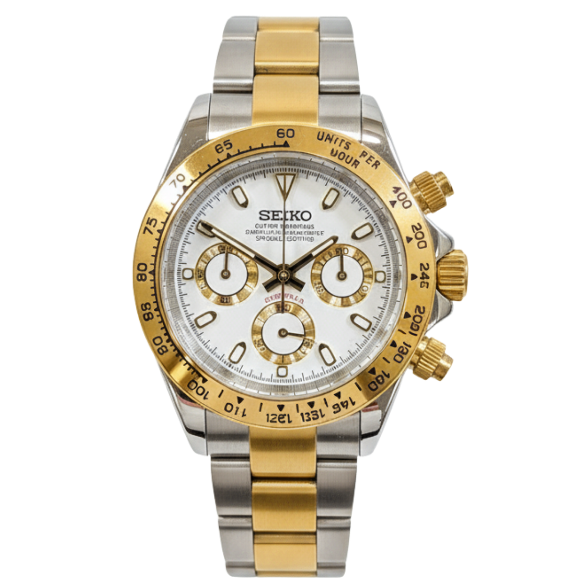 SEIKO-LEX SILVER-GOLD DAYTONA