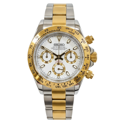 SEIKO-LEX SILVER-GOLD DAYTONA