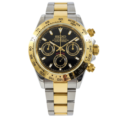 SEIKO-LEX SILVER-GOLD DAYTONA