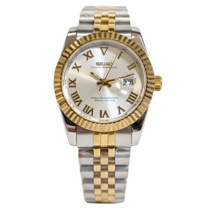 SEIKO-LEX TWO TONE YELLOW GOLD DJ (White Dial 31MM)