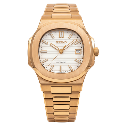 SEIKONAUT ROSE GOLD WHITE