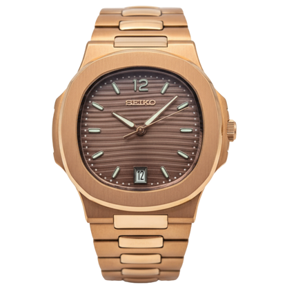 SEIKONAUT ROSE GOLD Womens (Brown Dial)