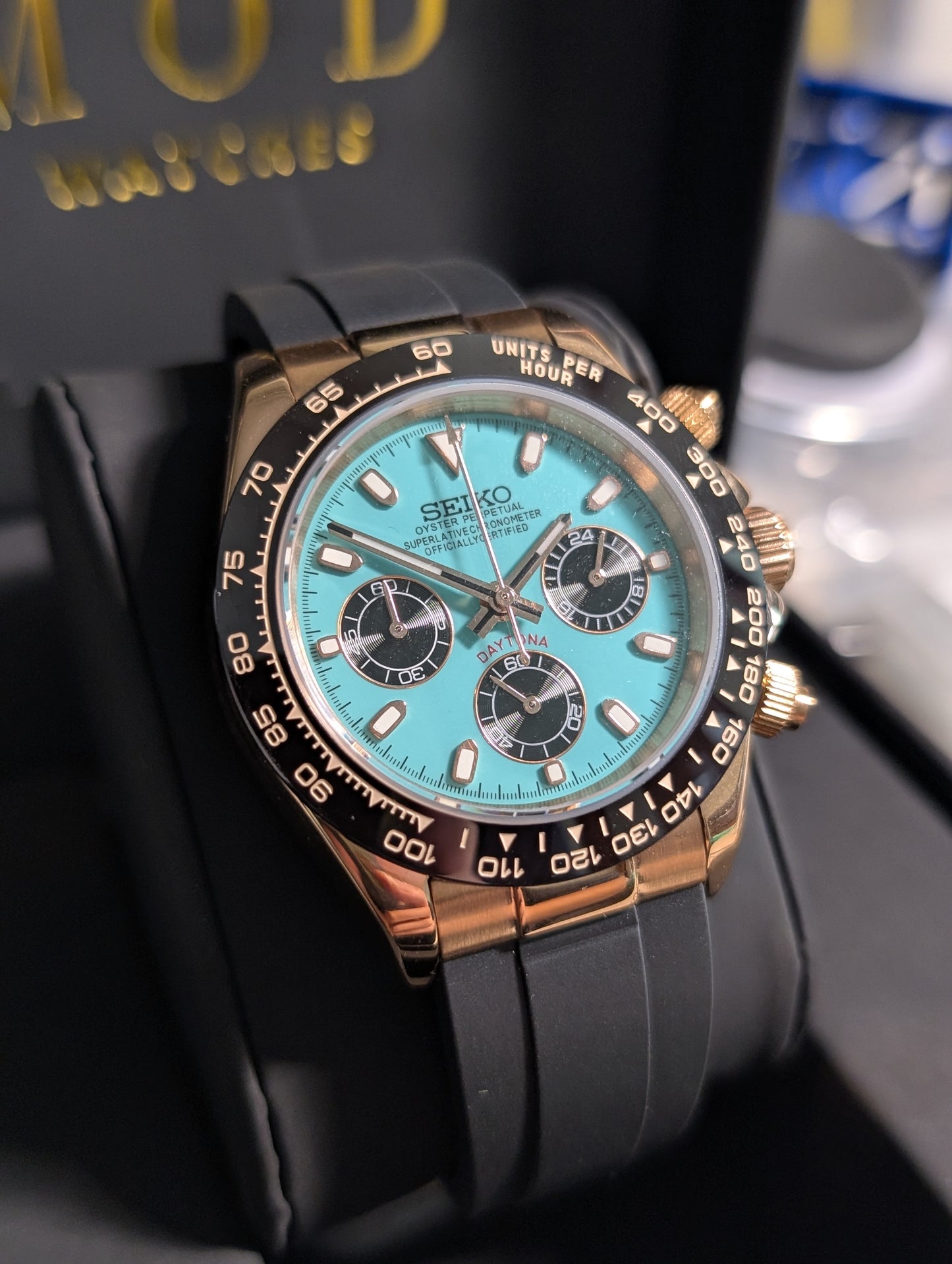 SEIKO-LEX TIFFANY ROSE GOLD DAYTONA