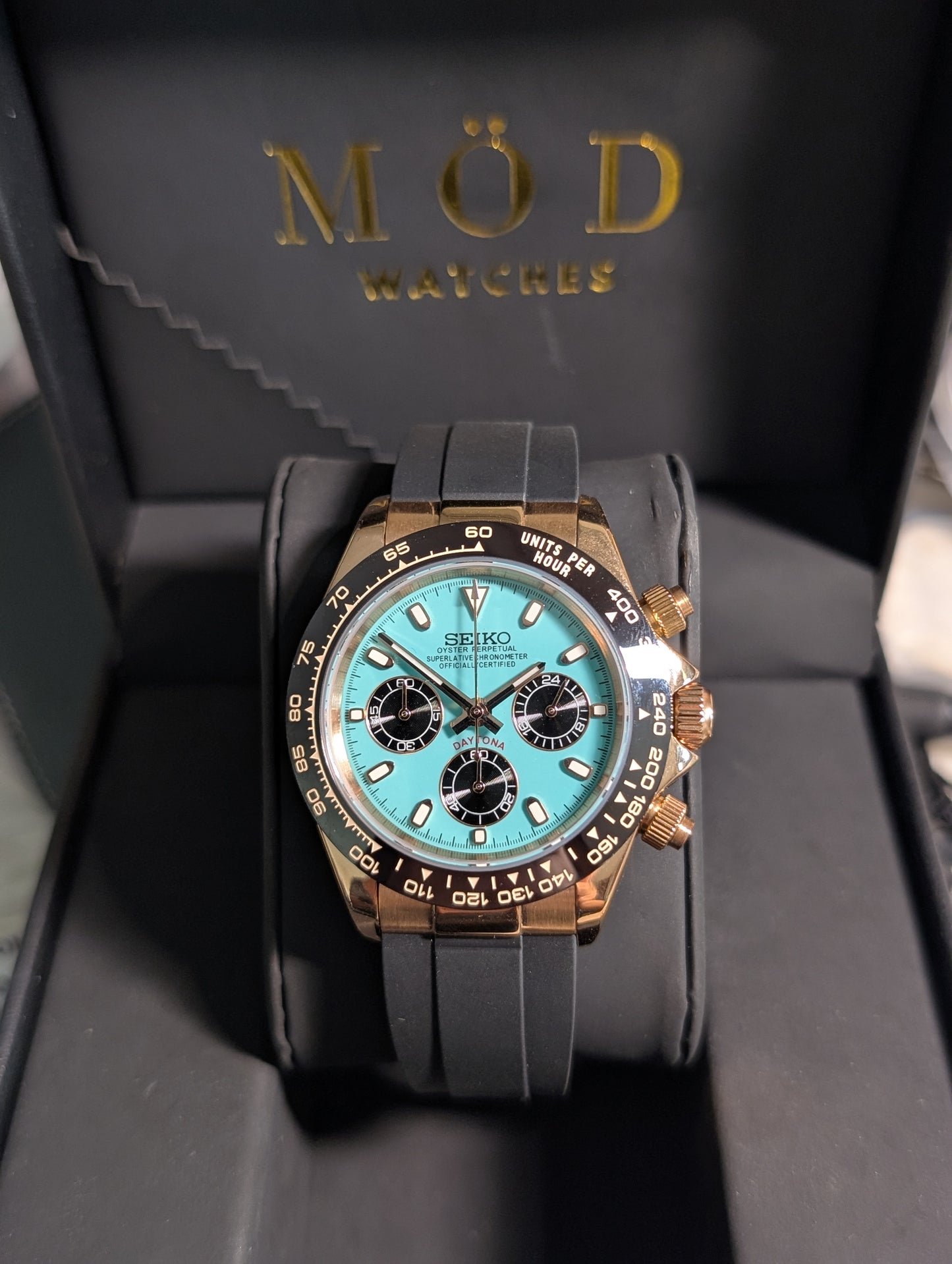 SEIKO-LEX TIFFANY ROSE GOLD DAYTONA