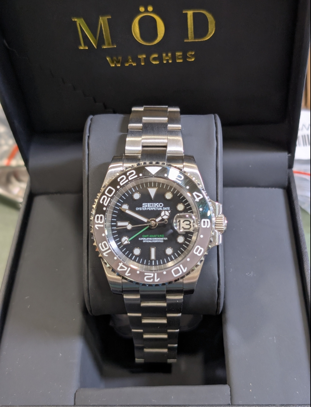 SEIKO-LEX BRUCE WAYNE OYSTER GMT