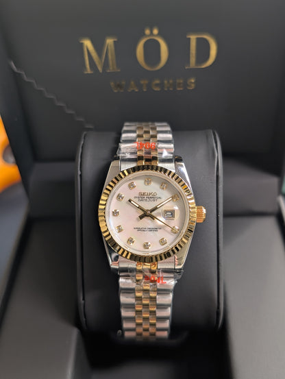 SEIKO-LEX MOP TWO TONE YELLOW GOLD DJ (31mm)