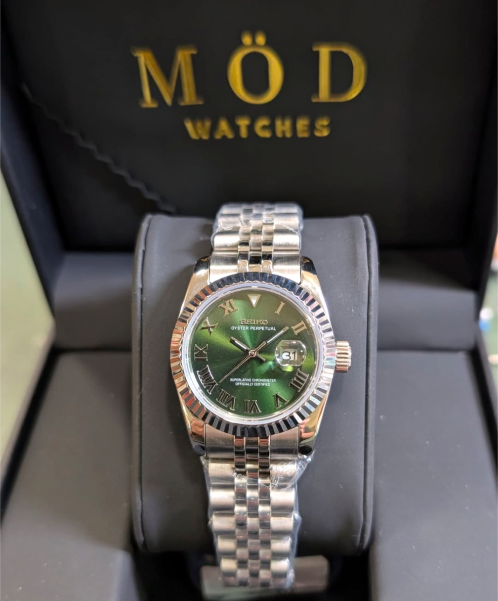 SEIKO-LEX GREEN ROMAN DJ (31MM)