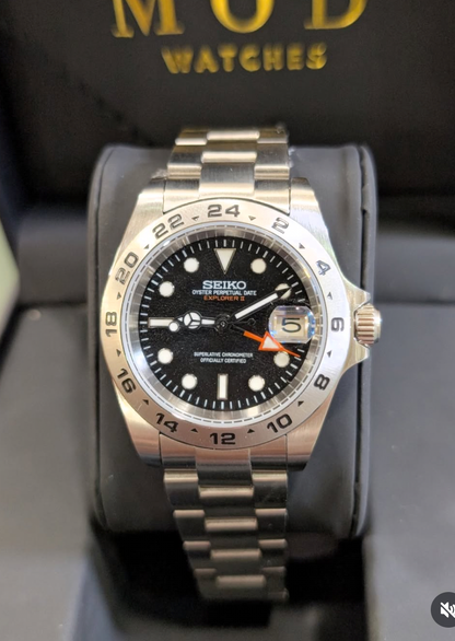 SEIKO-LEX BLACK EXPLORER GMT