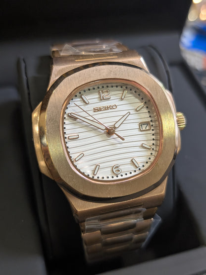 SEIKONAUT ROSE GOLD Womens (White Dial)