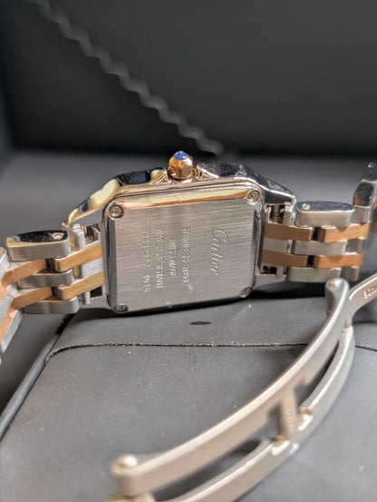 C Mini Panthere Two tone Rose Gold with diamonds