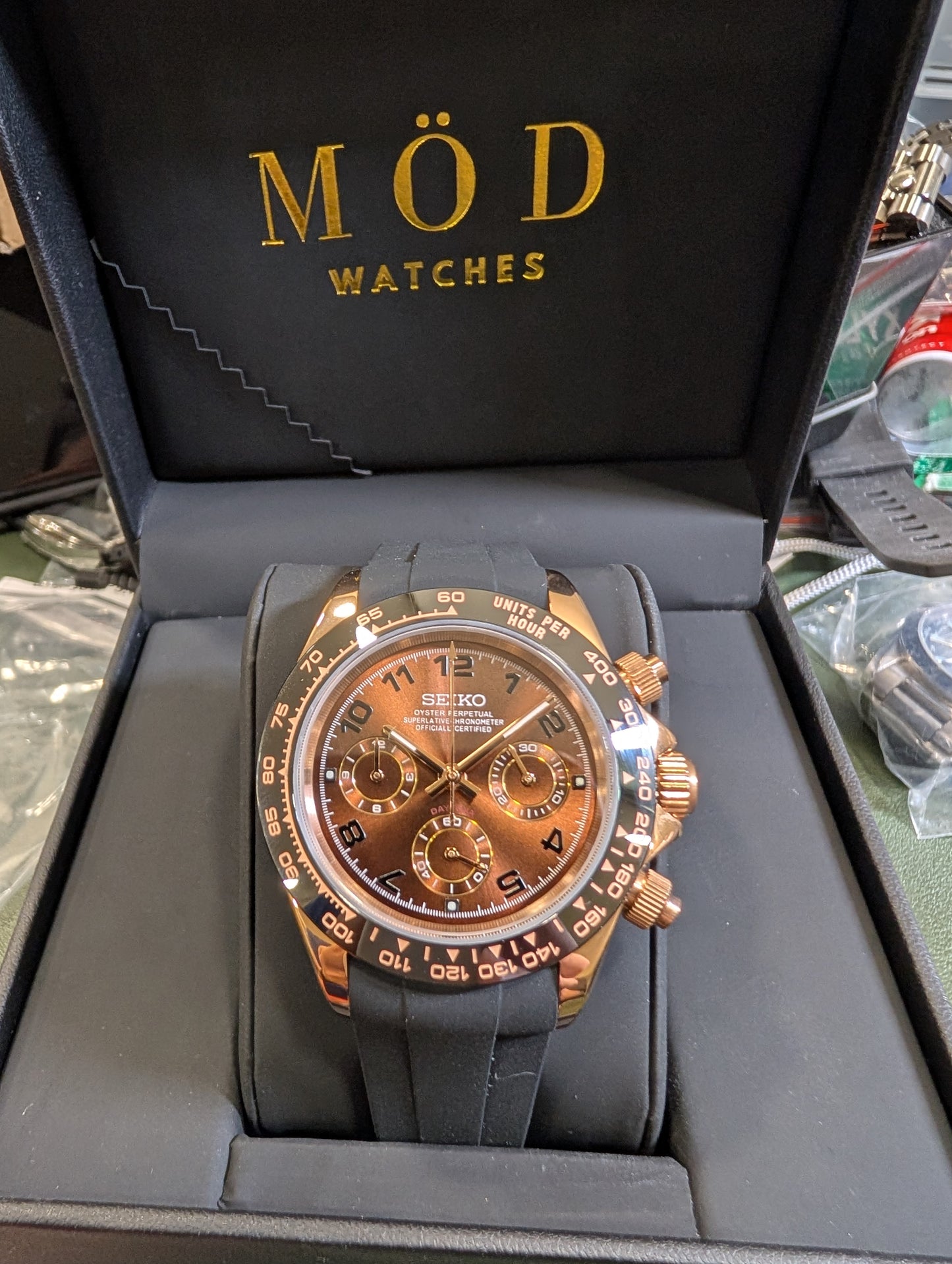 SEIKO-LEX ROSE GOLD DAYTONA