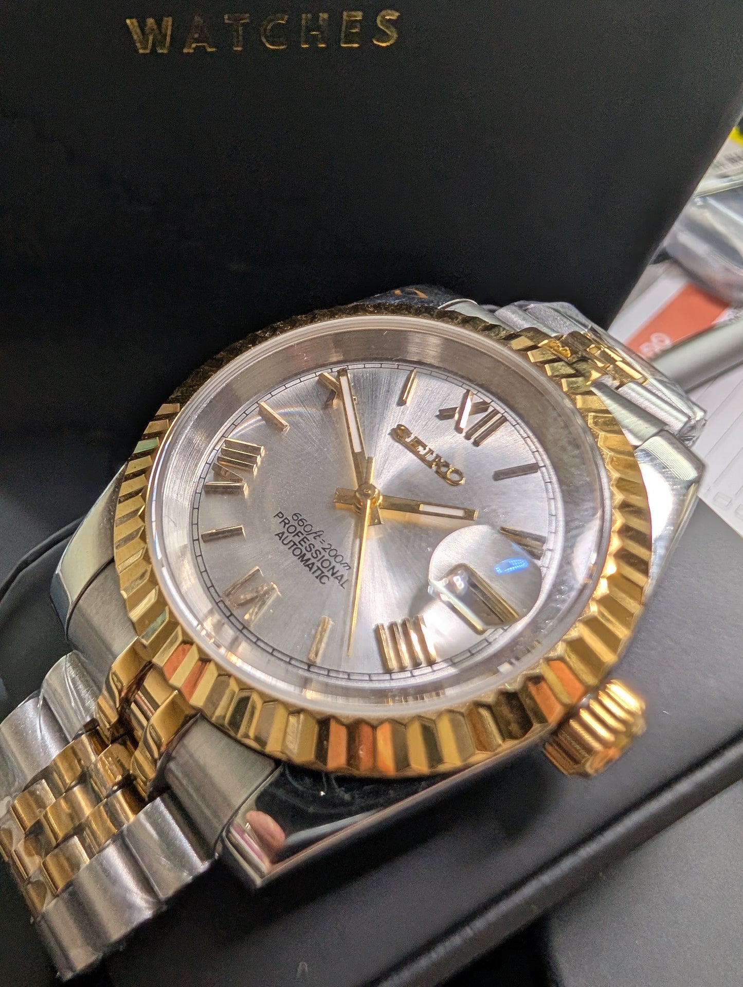 Two tone Datejust Roman Dial MöD