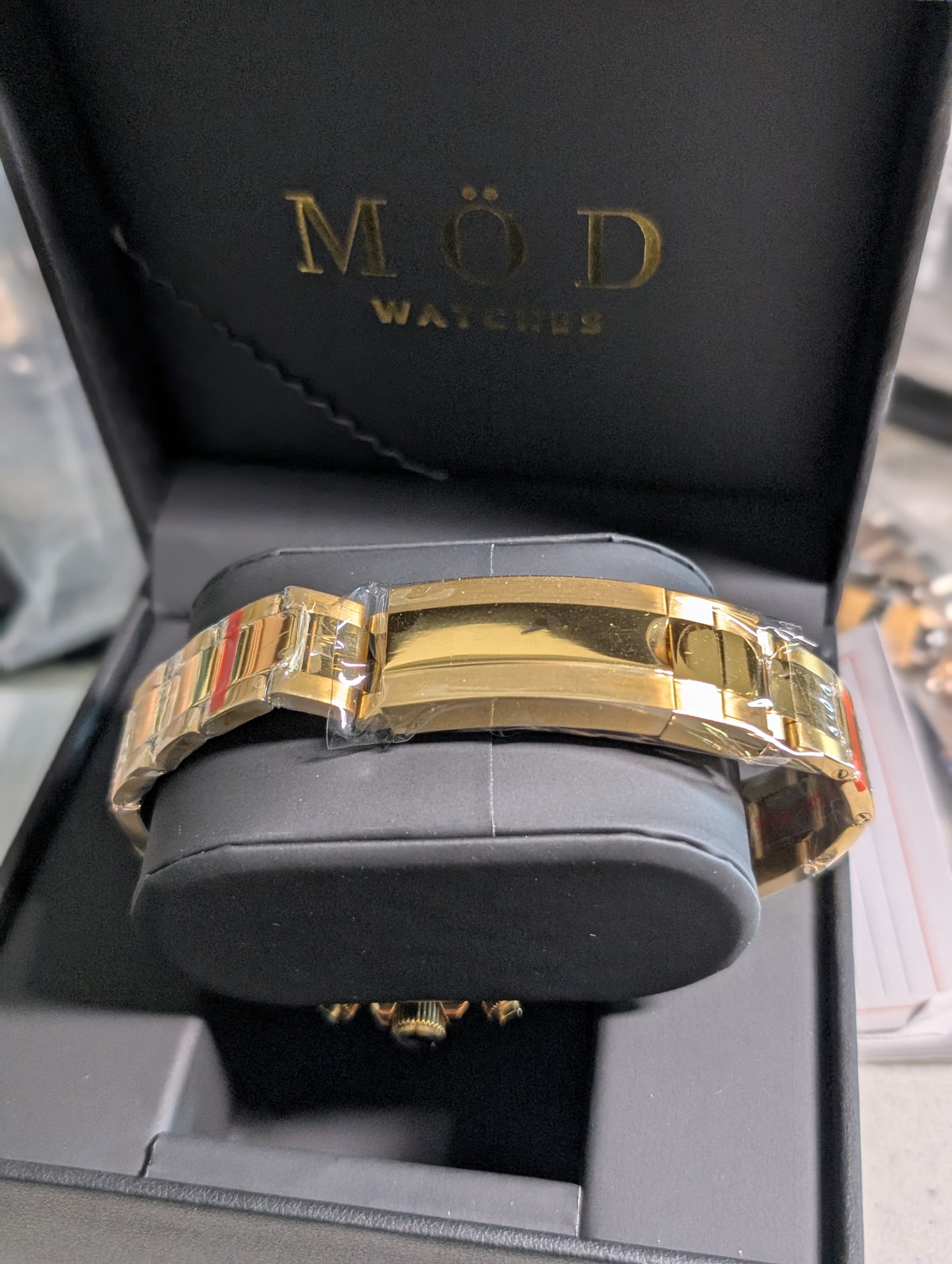 SEIKO-LEX ICED OUT RAINBOW YELLOW GOLD DAYTONA