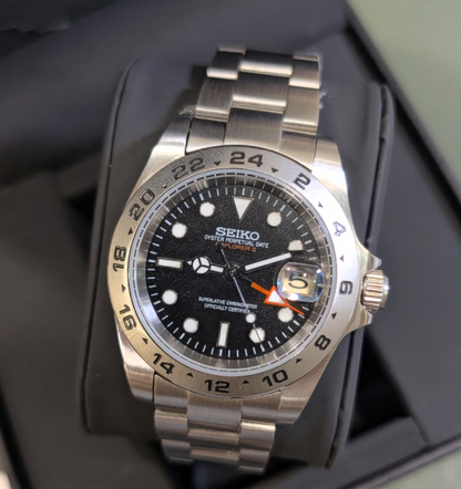 SEIKO-LEX BLACK EXPLORER GMT