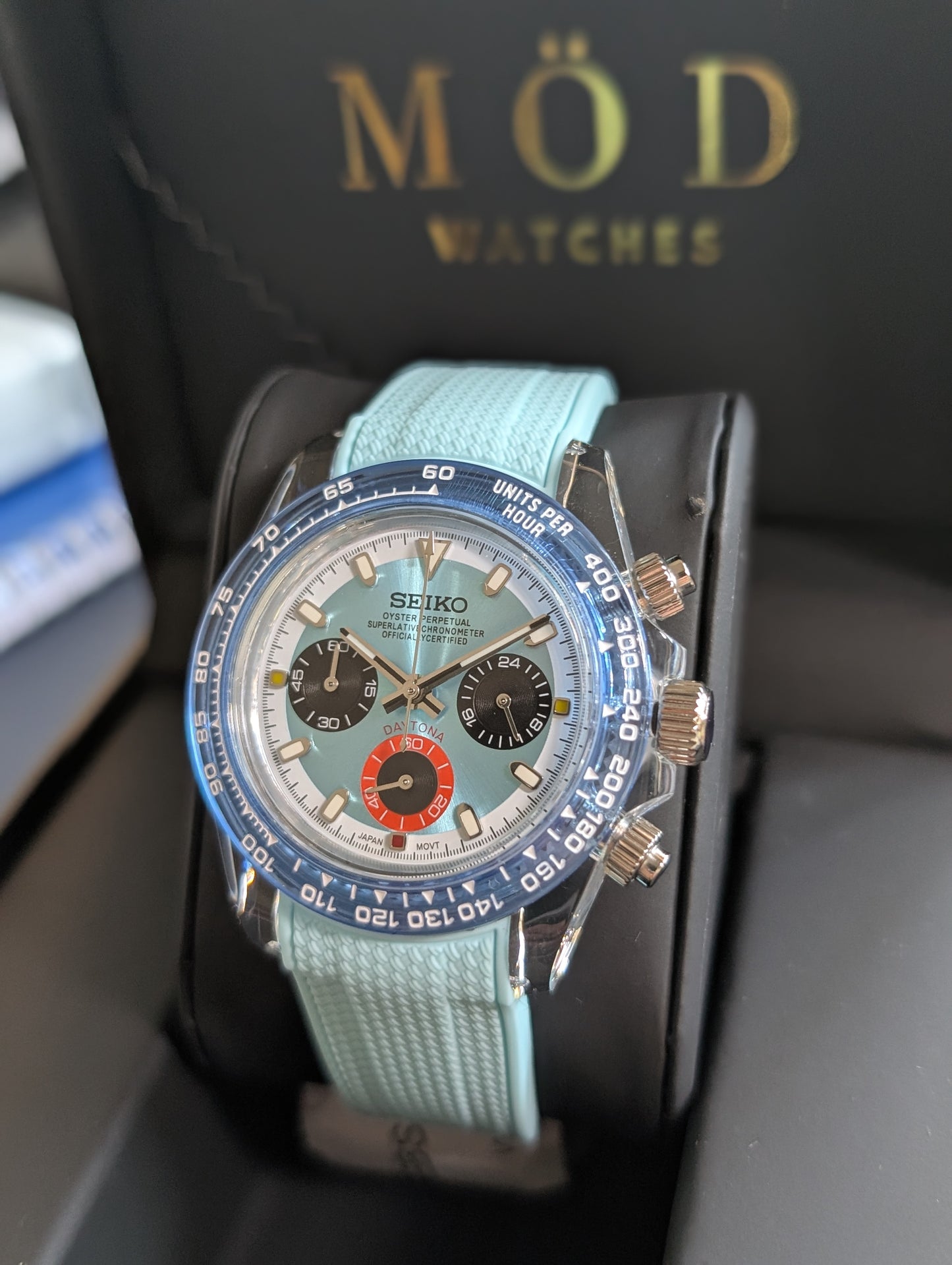 SEIKO-LEX ICE BLUE DAYTONA