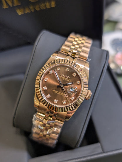 SEIKO-LEX Pink DIA DJ (31MM)