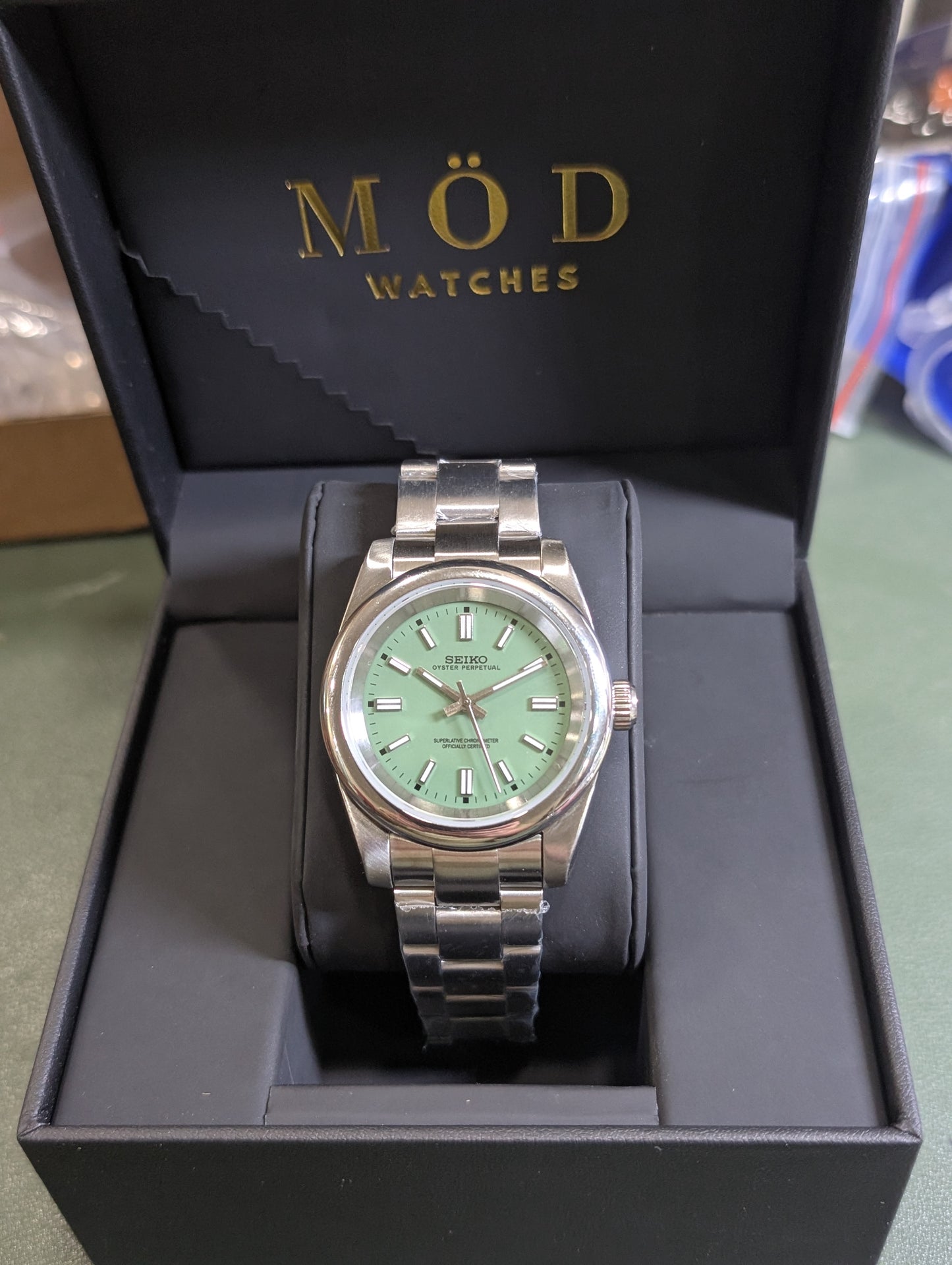 SEIKO-LEX PISTACHIO OYSTER (36MM)