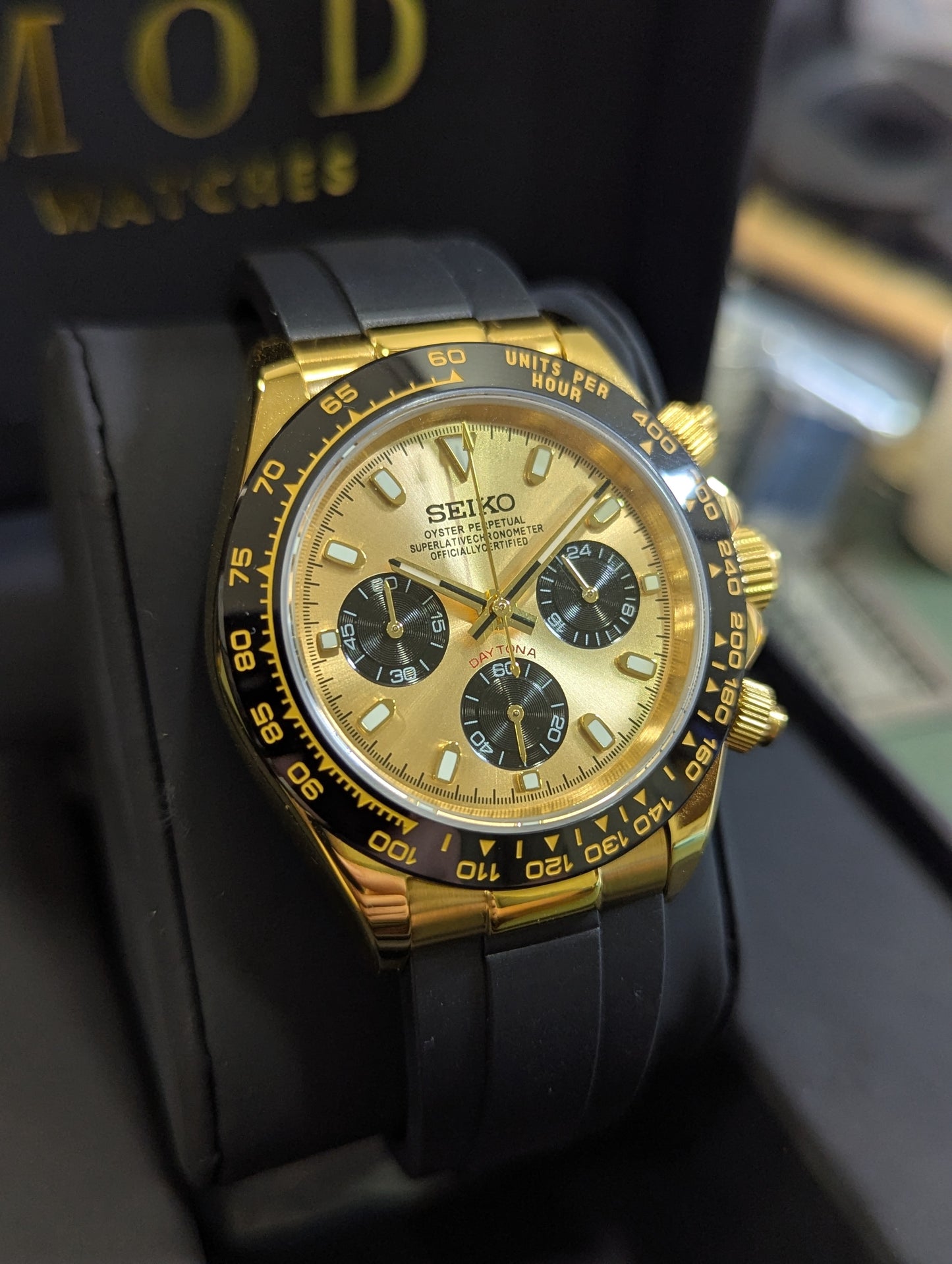 SEIKO-LEX YELLOW GOLD DAYTONA