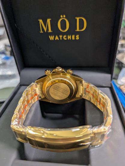 SEIKO-LEX GOLD DAYTONA (Black Dial)