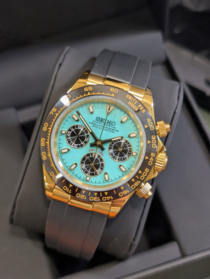 SEIKO-LEX TIFFANY YELLOW GOLD DAYTONA
