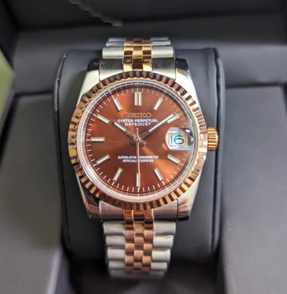 SEIKO-LEX ROSE GOLD DJ (TWO TONE)