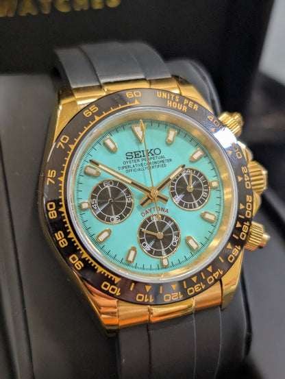 SEIKO-LEX TIFFANY YELLOW GOLD DAYTONA
