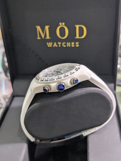 SEIKO-LEX "CERAMIC" PANDA DAYTONA (White Strap)