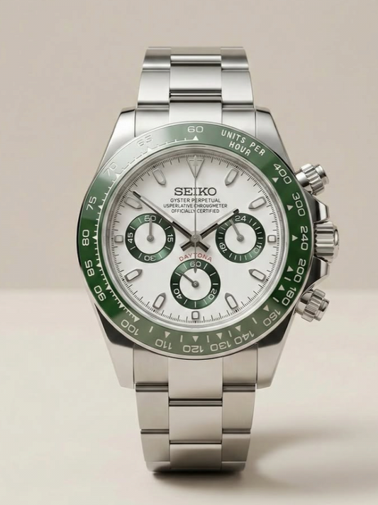 SEIKO-LEX GREEN DAYTONA
