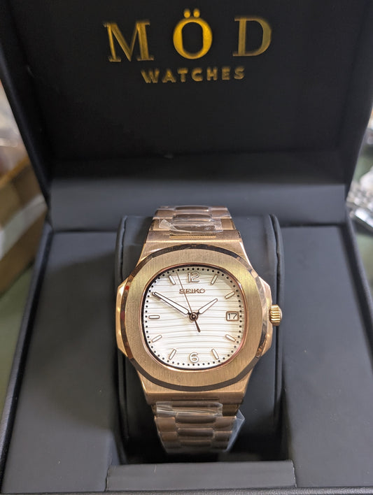 SEIKONAUT ROSE GOLD Womens (White Dial)