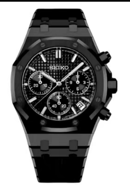 ROYAL SEIKOAK ALL BLACK CHRONO