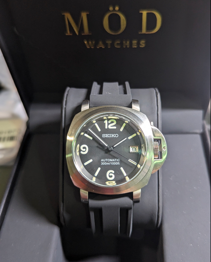 SEIKO-PANERAI BLACK RUBBER