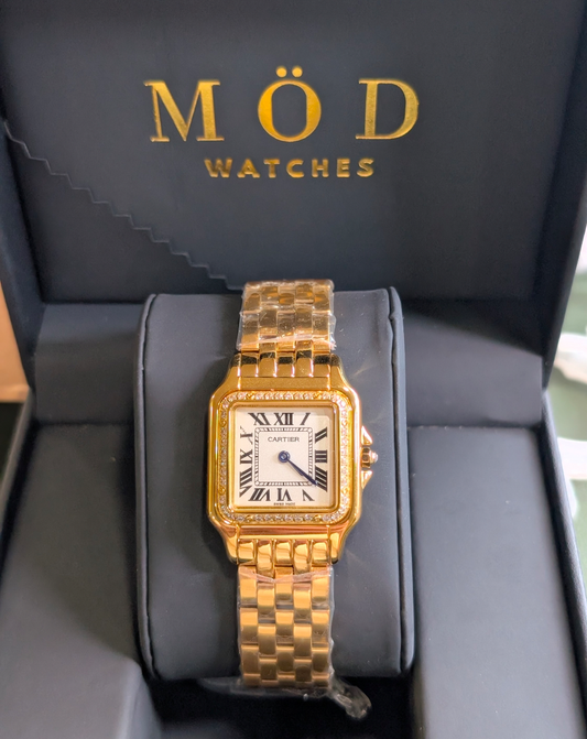 C Panthere Gold with diamonds