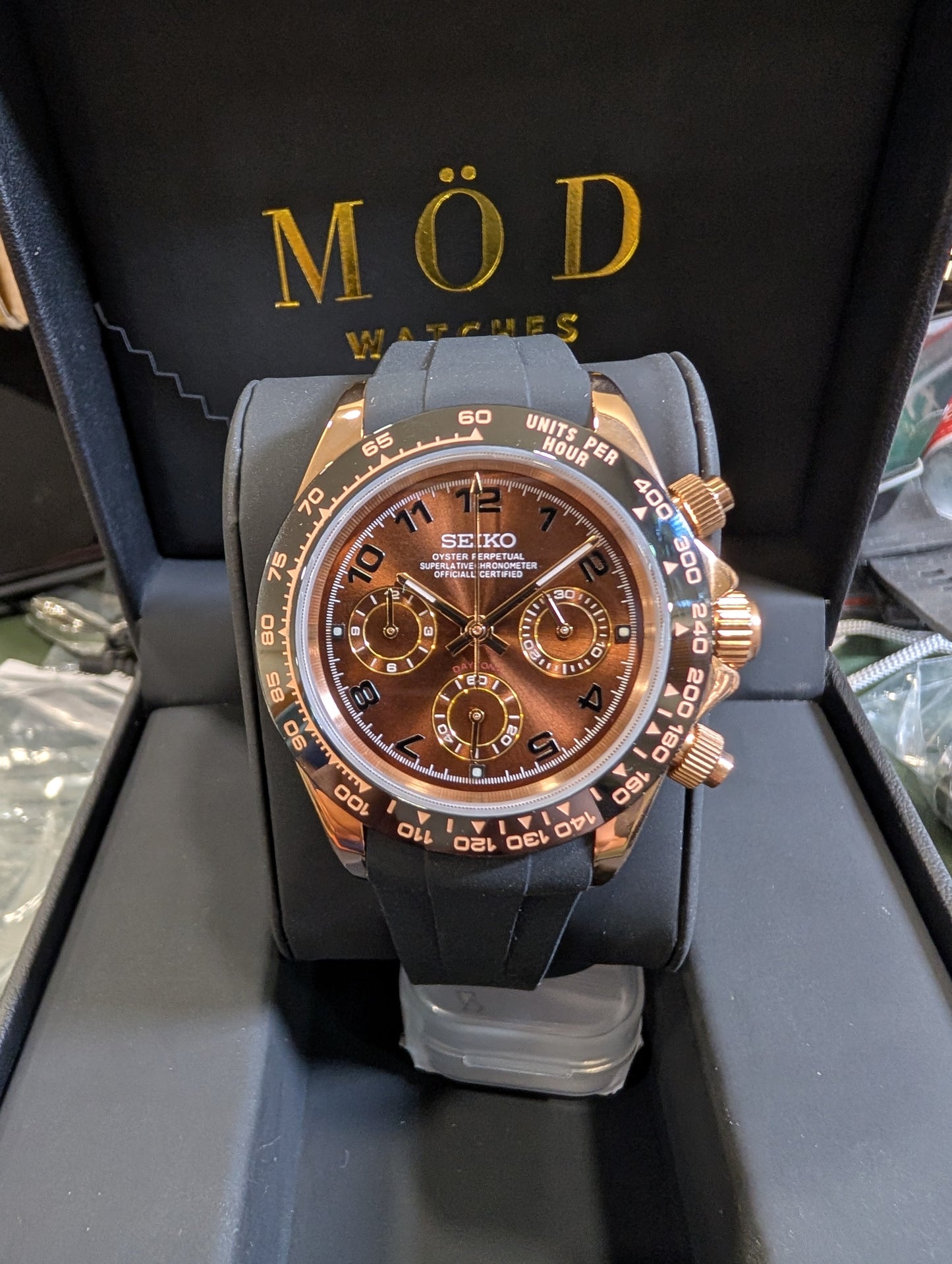 SEIKO-LEX ROSE GOLD DAYTONA