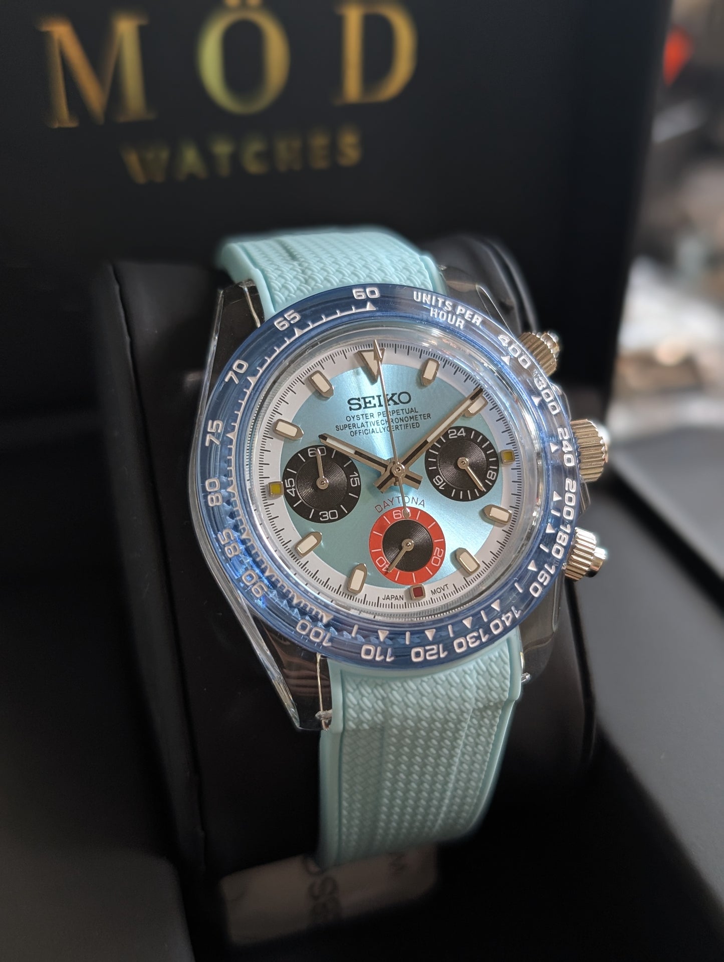 SEIKO-LEX ICE BLUE DAYTONA