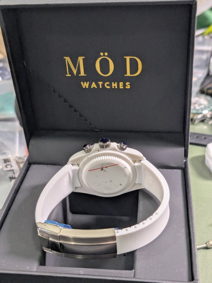 SEIKO-LEX "CERAMIC" PANDA DAYTONA (White Strap)