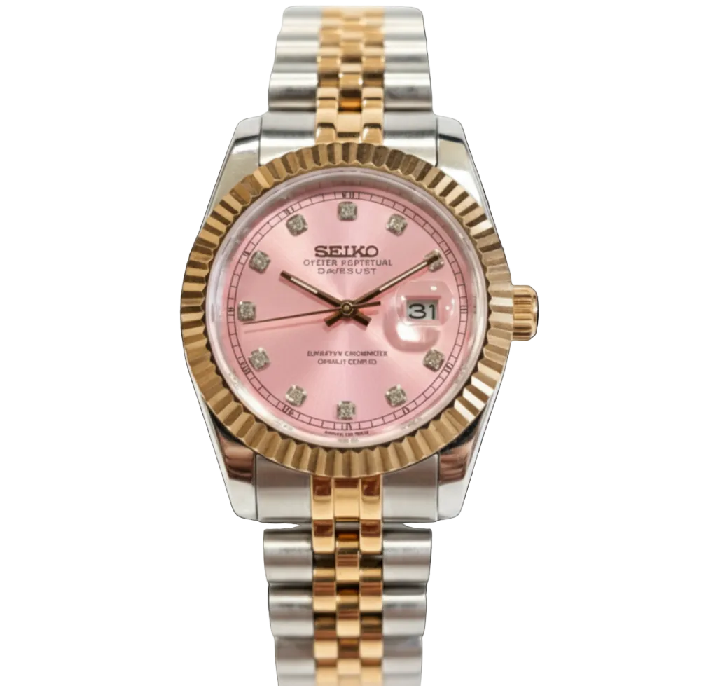 SEIKO-LEX TWO TONE ROSE GOLD MOP DIA DJ (31MM)