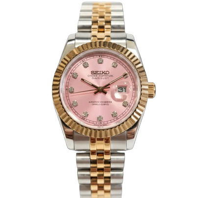 SEIKO-LEX TWO TONE ROSE GOLD MOP DIA DJ (31MM)