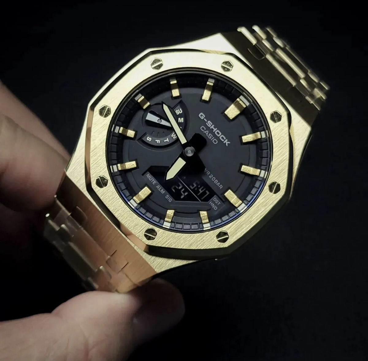 Casioak Modified CasiOak Gold Edition (custom) – Modwatches